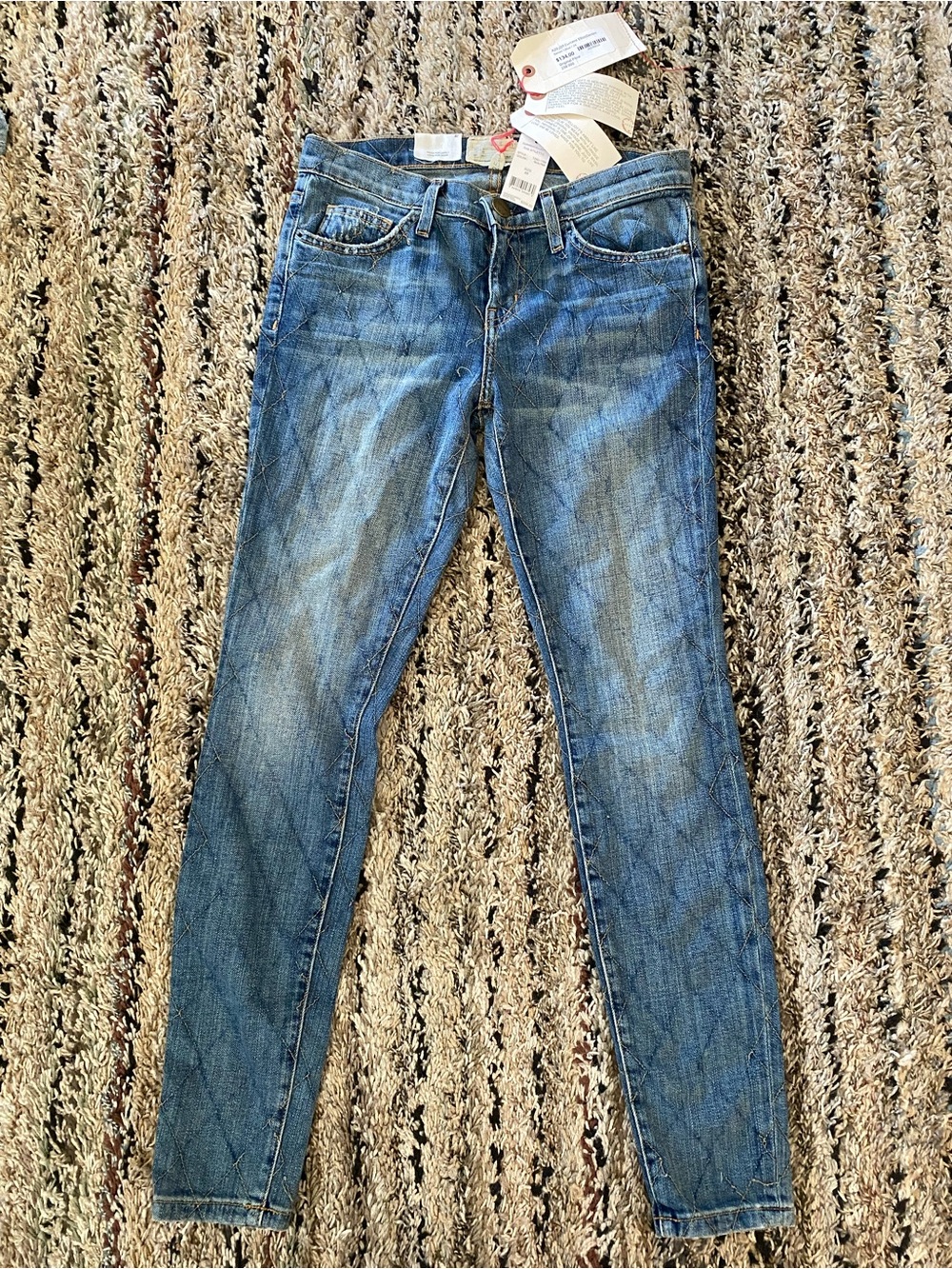 Current/Elliott Women's Skinny Jeans in Blue Wash. Size 25. Style: The Stiletto